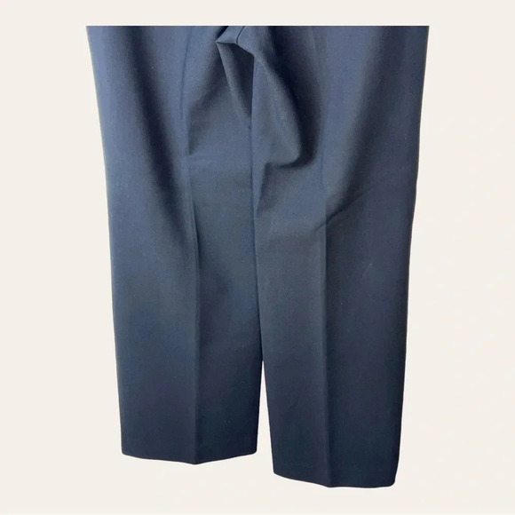 0401W. Talbots EASY TRAVEL WIDE LEG PANTS BLACK IN COLOR SIZE 6 BUSINESS CASUAL - Picture 10 of 10